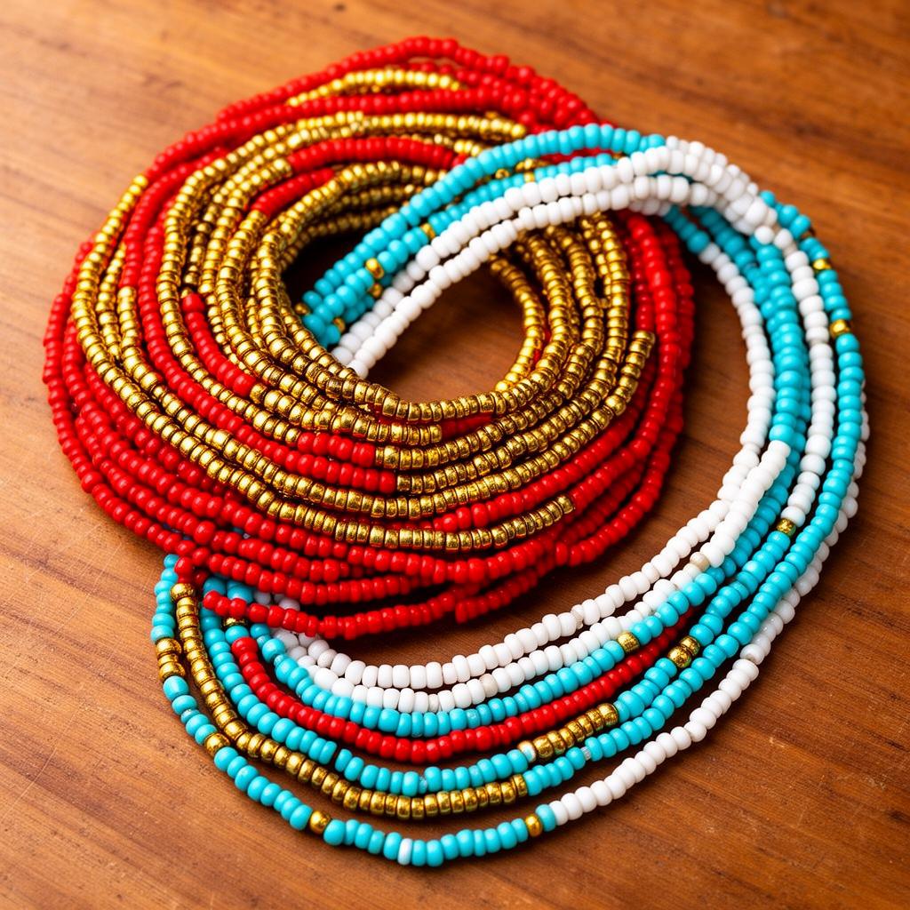 Hand-strung African beaded jewellery in vivid colours